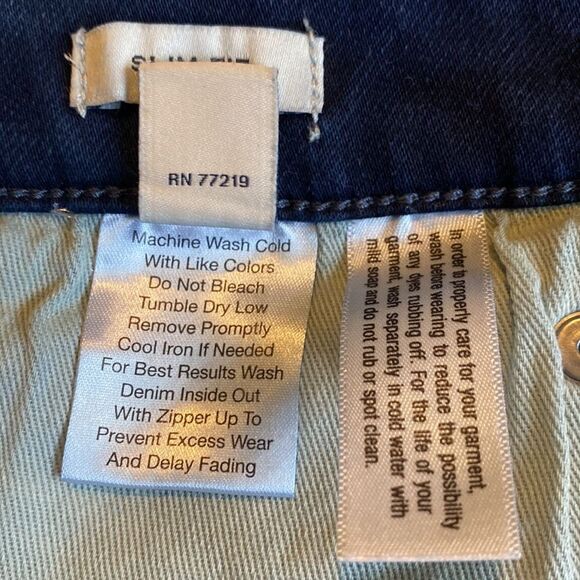 Joseph Abboud Slim Fit Blue Jeans size 38 x 32 - Picture 9 of 10